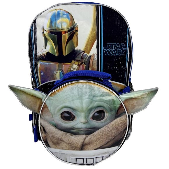 Disney | Accessories | Star Wars The Mandalorian Backpack 6 Baby Yoda ...